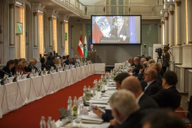 20.10.2016, AUT, Alte Universität, Graz, ÖSTERREICH 22 - Überlegungen zur Zukunft unserer Republik, im Bild: Antonio Loprieno; FOTOCREDIT: ERWIN SCHERIAU