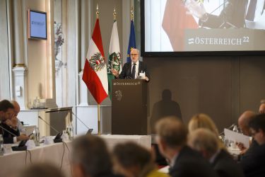 21.10.2016, AUT, Alte Universität, Graz, ÖSTERREICH 22 - Überlegungen zur Zukunft unserer Republik, im Bild: Manfred Prisching; FOTOCREDIT: ERWIN SCHERIAU